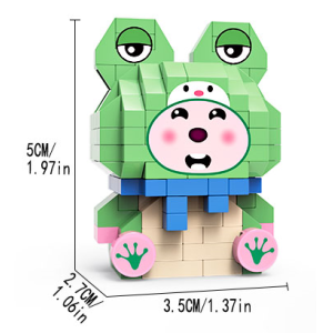 Building block Frog Ruby